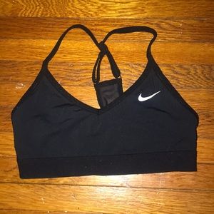 Racerback black Nike bra